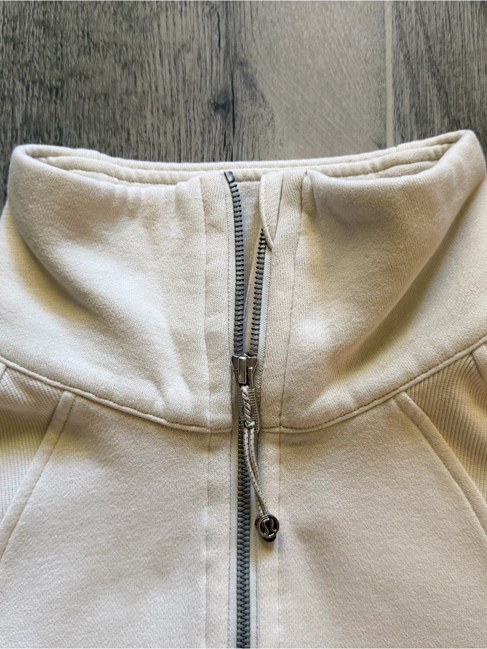 Lululemon Scuba Quarter Zip Sweatshirt XS/S Bone - Picture 4 of 5